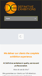 Mobile Screenshot of definitive-exhibitions.com